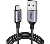 Ugreen 60126 cable USB 1 m USB C USB A Negro, Gris
