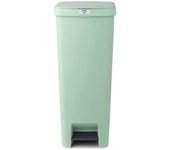 Brabantia 800108 Cubo de basura con pedal StepUp, 40L, Jade Green