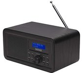 Denver Radio DAB-30 Dab+ con sintonizador FM y función Despertador, Color Negro