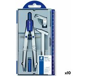 Compás staedtler 550 4 piezas gris (10 unidades)