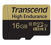 Transcend 16GB microSDHC Memoria Flash Clase 10 MLC - Tarjeta de Memoria (16 GB, MicroSDHC, Clase 10, MLC, 21 MB/s, Negro, Plata)