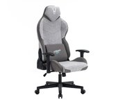 Woxter Stinger Station Titan Light - Silla Gaming Oficina (Eje Acero, Levantamiento por pistón Gas, Tela Antimanchas, Reposabrazos 2D, Alt/Incl Ajustable, Foam, Racing, Cojín Lumbar)