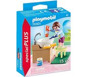 Playmobil especial niña con lavabo