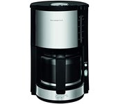 Krups ProAroma Plus - Cafetera (Independiente, Cafetera de filtro, 1,25 L, 1100 W, Negro, Acero inoxidable, Transparente)