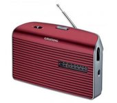 Radio Portátil - GRUNDIG Music 60, Rojo, Pilas