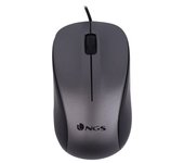 NGS Wired Crew Ratón Óptico 1200DPI Negro