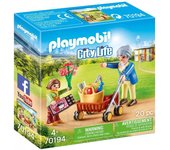 Playmobil Ciudad Hospital Abuela con Niña