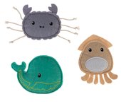 TIAKI Ocean Gang juguetes con catnip para gatos - Set de 3