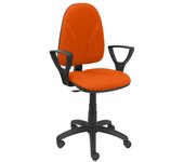 Piqueras y Crespo Algarra Bali Silla de Oficina con Brazos Fijos Naranja