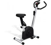 VidaXL Bicicleta Estática Negra