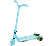 AIYAPLAY Patinete Eléctrico para Niños de 4 a 7 Años con Luces Ruedas Auxiliares y Freno de Pie Velocidad Máxima de 6 km/h Azul