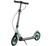 Homcom Patinete Plegable para Adultos y Niños de +14 Años Scooter con Manillar Ajustable 91,5x36,5x91-104 cm Verde   Aosom España