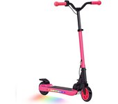 SPORTNOW Patinete Eléctrico Plegable de +6 Años Motor 120 W Autonomía 6 KM MAX 10 KM/H Ruedas de 5" - 5,5" Altura Ajustable Rosa