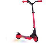 SPORTNOW Patinete Eléctrico Plegable de +6 Años Motor 120 W Autonomía 6 KM MAX 10 KM/H Ruedas de 5" - 5,5" Altura Ajustable Rojo