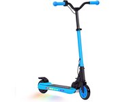 SPORTNOW Patinete Eléctrico Plegable de +6 Años Motor 120 W Autonomía 6 KM MAX 10 KM/H Ruedas de 5" - 5,5" Altura Ajustable Azul