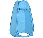 Outsunny Tienda de Ducha Camping Pop Up con Protección UV y Techo Impermeable 100x100x185 cm Portátil Azul   Aosom España