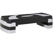 Homcom Step de Aeróbic Fitness con Altura Ajustable 3 Niveles para Ejercicio de Gimnasia y Carga hasta 150kg   Aosom España
