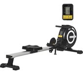 Homcom Máquina de Remo Plegable con 8 Niveles de Resistencia Magnética Carga 120kg Acero Aluminio para Entrenamiento Fitness   Aosom España