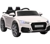 Homcom Audi TT Eléctrico Infantil Coche Juguete Niño 3 Años+ con Mando a Distancia con Música y Luces Aprendizaje 103x63x44cm Blanco   Aosom España