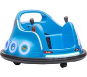 AIYAPLAY Coche de Choque con Licencia de Angry Birds Batería 12 V Mando a Distancia Joystick Rotación de 360° Luces Música Azul