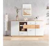 GL Store Aparador y Cómoda Moderno con Amplio Espacio de Almacenamiento Natural