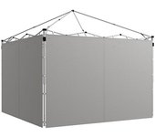 Outsunny Paneles laterales para cenador, para 3x3(m) o 3x6m Cenador Desplegable, 2 paquetes de paneles laterales de repuesto, Gris   Aosom España