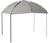 Outsunny Refugio solar pérgola carpa toldo ajustable en cúpula acero poliéster de alta densidad 190T bolsa de transporte incluida Gris   Aosom España