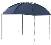 Outsunny Toldo para Coche Carpa para Coche Altura Ajustable Bolsa de Transporte Impermeable Anti-UV 290x278x230-260 cm Azul Oscuro   Aosom España