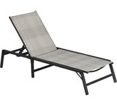 Outsunny Tumbona de Jardín Reclinable Plegable con Respaldo Ajustable y Marco de Acero Carga 150 kg para Patio Gris Claro