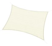 Outsunny Toldo Vela 3x4m Crema Sombrilla Parasol Cuadrado para Terraza Jardín Camping   Aosom España