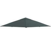 Outsunny Techo de Repuesto 3x3 m para Cenador de Jardín Gazebo Pabellón Exterior con 8 Orificios de Drenaje y Ventilación Gris   Aosom España
