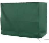 Outsunny Funda Balancín Jardín Cubierta de Columpio con Cordones Ajustables Impermeable Anti-UV 240x133x185 cm Verde