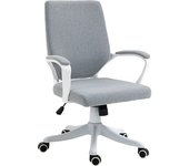 Vinsetto Silla de Oficina Giratoria Ergonómica Altura Ajustable Reposabrazos Acolchado Soporte Lumbar Carga 120kg Negro   Aosom España