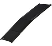 PawHut Rampa Plegable para Perros de Aluminio con Superficie Antideslizante Segura Carga 60 kg Negro Ideal Viajes   Aosom España