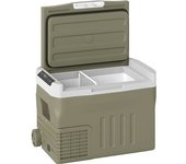 Outsunny Nevera Portátil Eléctrica 30L Refrigerador de Coche 12V/24V -20℃ a +20 ℃ con Pantalla LED Táctil 61x39x41,5 cm Verde