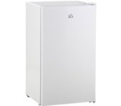 Homcom Mini Frigorífico Mini Refrigerador de Capacidad Nevera Eléctrica con Estante Ajustable Compartimento 91L Blanco   Aosom España