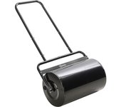 Outsunny Rodillo para Césped de 38L Relleno de Arena o Agua con Mango en U para Jardín Granja Negro