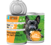 Comida Húmeda para Perros Grain Free Pollo y Verduras Barakaldo Vet Shop Marrón 12 x 400 gr