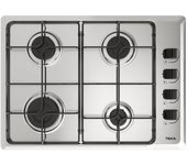 Teka HLX 540 KL Placa de Gas Butano 4 Zonas 60cm Acero Inoxidable