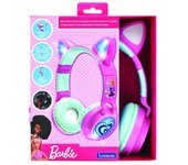 Auriculares Bluetooth Lexibook Barbie Luces LED Orejas de Gato Sonido Alta Fidelidad