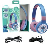 Auricular Bluetooth Lexibook Azul Micro Limitador 85dB Plegable Ajustable Infantil