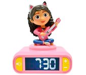 Despertador Lexibook Gabby″s Dollhouse Luz Nocturna, 6 Sonidos, Pantalla LCD, Pilas AA