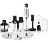 Haeger Extreme Chopper Batidora de Mano con Accesorios 1000W Acero Inoxidable/Negro