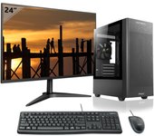 VolttierPC Pc Oficina Completo AMD Ryzen 5 8600G/32GB/1TB SSD + Monitor 24" + Pack