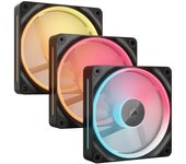 Corsair iCUE LINK LX120-R RGB Pack Triple Ventilador Suplementario PWM 120mm Negro