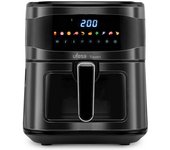 Ufesa Raven Freidora de Aire Digital con Pantalla Táctil y Ventana 6.5L 1700W Negra