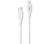 Cable USB Tipo-C Lightning MYWAY LL-C20 20W 1m Blanco carga rápida y sincronización