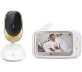 Vigilabebés Motorola VM85 Connect Cámara Wi-Fi HD, Visión Nocturna, Control Remoto, 5″