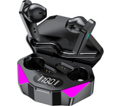 Auriculares Inalámbricos TWS con Pantalla LED, Control Táctil, Diseño Mini, Perfectos para Deporte y Juegos, Color Negro