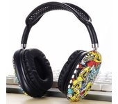 Auriculares Inalámbricos para Juegos, Diseño Over-Ear, Sonido de Graves Potente, Color Negro, Perfectos para un Sonido Envolvente